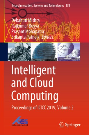 Intelligent And Cloud Computing Proceedings Of Icicc 2019 Volume 2 1st Ed Debahuti Mishra