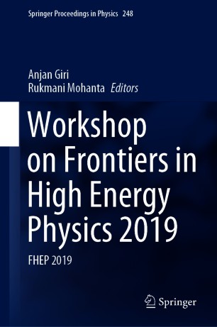 Workshop On Frontiers In High Energy Physics 2019 Fhep 2019 1st Ed Anjan Giri