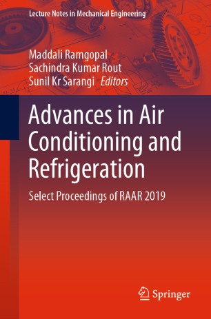 Advances In Air Conditioning And Refrigeration Select Proceedings Of Raar 2019 1st Ed Maddali Ramgopal