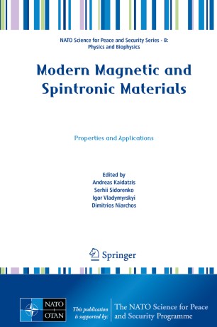 Modern Magnetic And Spintronic Materials Properties And Applications 1st Ed Andreas Kaidatzis