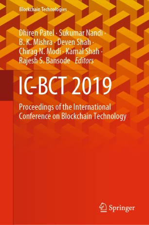 Icbct 2019 Proceedings Of The International Conference On Blockchain Technology 1st Ed Dhiren Patel