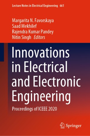 Innovations In Electrical And Electronic Engineering Proceedings Of Iceee 2020 1st Ed Margarita N Favorskaya