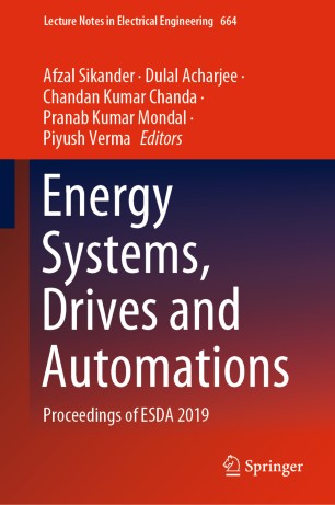 Energy Systems Drives And Automations Proceedings Of Esda 2019 1st Ed Afzal Sikander