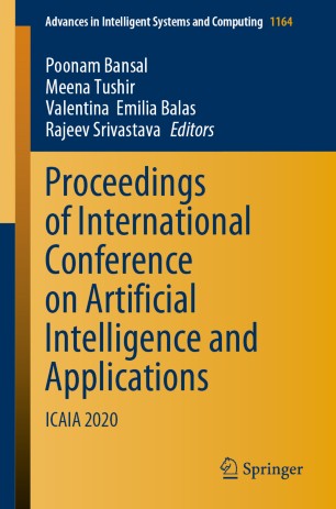 Proceedings Of International Conference On Artificial Intelligence And Applications Icaia 2020 1st Ed Poonam Bansal