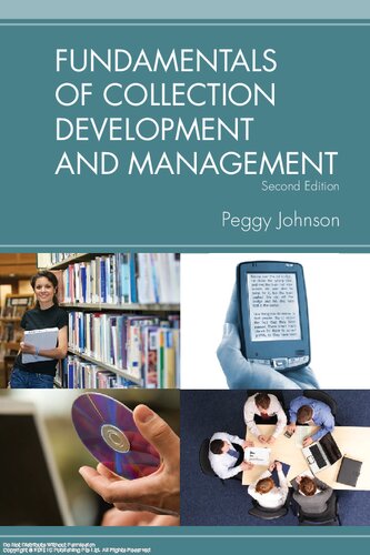 Fundamentals Of Collection Development And Management 2 Ed Peggy Johnson