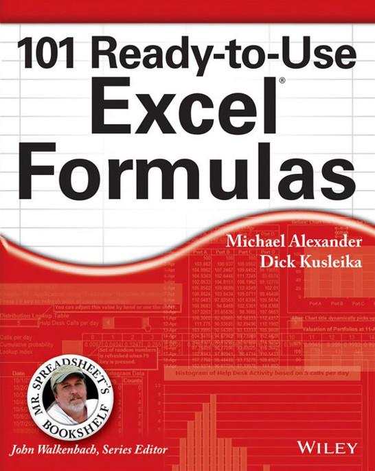 101 Readytouse Excel Formulas Michael Alexander Dick Kusleika Michael Alexander Dick Kusleika
