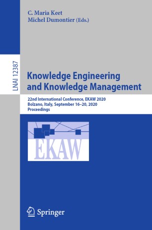 Knowledge Engineering And Knowledge Management 22nd International Conference Ekaw 2020 Bolzano Italy September 1620 2020 Proceedings 1st Ed C Maria Keet