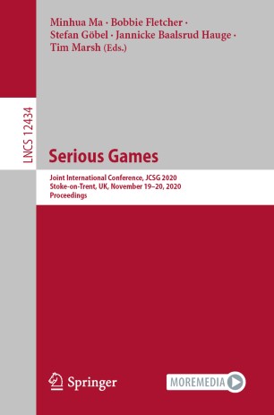 Serious Games Joint International Conference Jcsg 2020 Stokeontrent Uk November 1920 2020 Proceedings 1st Ed Minhua Ma
