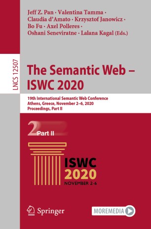 The Semantic Web Iswc 2020 19th International Semantic Web Conference Athens Greece November 26 2020 Proceedings Part Ii 1st Ed Jeff Z Pan