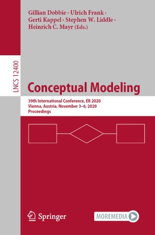 Conceptual Modeling 39th International Conference Er 2020 Vienna Austria November 36 2020 Proceedings 1st Ed Gillian Dobbie
