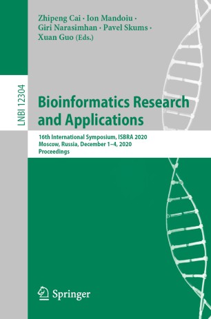 Bioinformatics Research And Applications 16th International Symposium Isbra 2020 Moscow Russia December 14 2020 Proceedings 1st Ed Zhipeng Cai