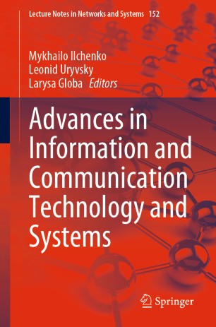 Advances In Information And Communication Technology And Systems 1st Ed Mykhailo Ilchenko