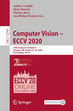 Computer Vision Eccv 2020 16th European Conference Glasgow Uk August 2328 2020 Proceedings Part Ii 1st Ed Andrea Vedaldi