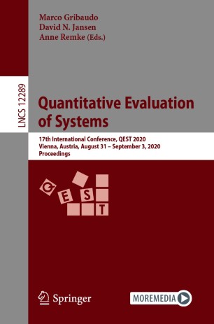 Quantitative Evaluation Of Systems 17th International Conference Qest 2020 Vienna Austria August 31 September 3 2020 Proceedings 1st Ed Marco Gribaudo