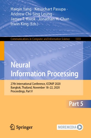 Neural Information Processing 27th International Conference Iconip 2020 Bangkok Thailand November 1822 2020 Proceedings Part V 1st Ed Haiqin Yang