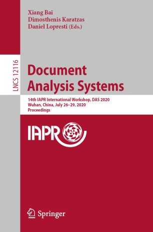 Document Analysis Systems 14th Iapr International Workshop Das 2020 Wuhan China July 2629 2020 Proceedings 1st Ed Xiang Bai