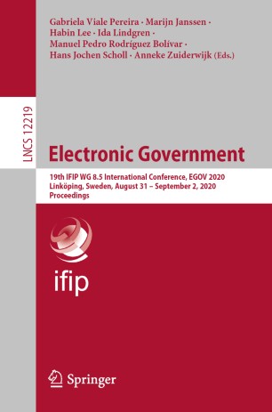 Electronic Government 19th Ifip Wg 85 International Conference Egov 2020 Linkping Sweden August 31 September 2 2020 Proceedings 1st Ed Gabriela Viale Pereira