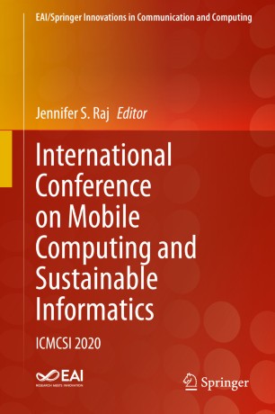 International Conference On Mobile Computing And Sustainable Informatics Icmcsi 2020 1st Ed Jennifer S Raj