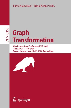 Graph Transformation 13th International Conference Icgt 2020 Held As Part Of Staf 2020 Bergen Norway June 2526 2020 Proceedings 1st Ed Fabio Gadducci