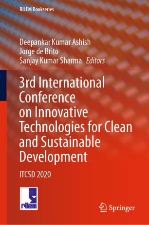 3rd International Conference On Innovative Technologies For Clean And Sustainable Development Itcsd 2020 1st Ed Deepankar Kumar Ashish
