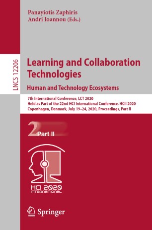 Learning And Collaboration Technologies Human And Technology Ecosystems 7th International Conference Lct 2020 Held As Part Of The 22nd Hci International Conference Hcii 2020 Copenhagen Denmark July 1924 2020 Proceedings Part Ii 1st Ed Panayiotis Zaphiris