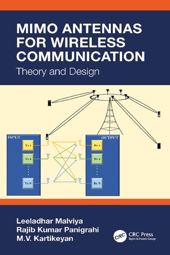 Mimo Antennas For Wireless Communication Theory And Design Leeladhar Malviya