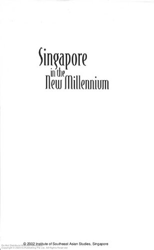 Singapore In The New Millenium Challenges Facing The Citystate Derek Da Cunha Editor