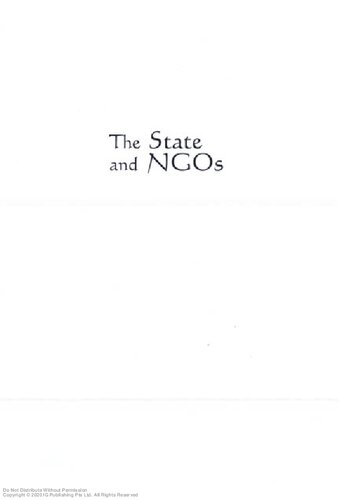 The State And Ngos Perspective From Asia Shinichi Shigetomi