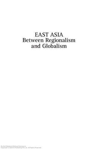 East Asia Between Regionalism And Globalism Gennadi Illarionovich Chufrin