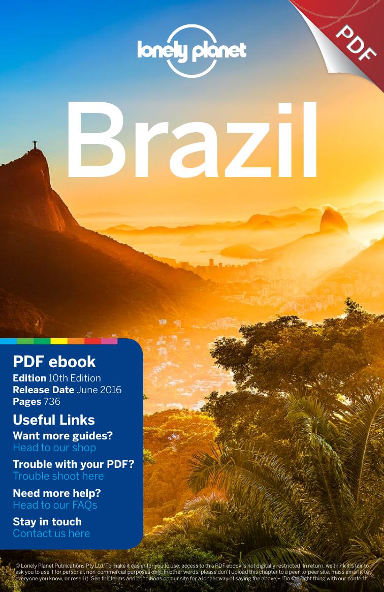 Brazil Lonely Planet Tenth Edition 10th Edition Regis St Louis
