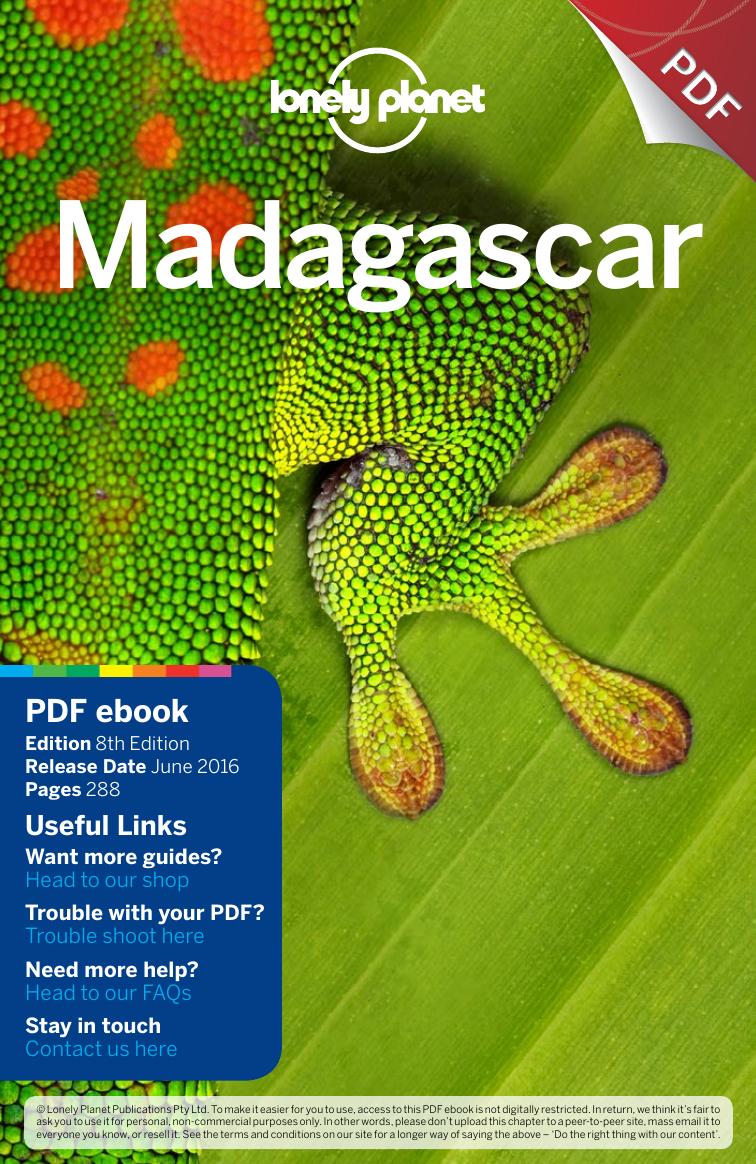 Madagascar 8 Full Pdf Ebook Lonely Planet