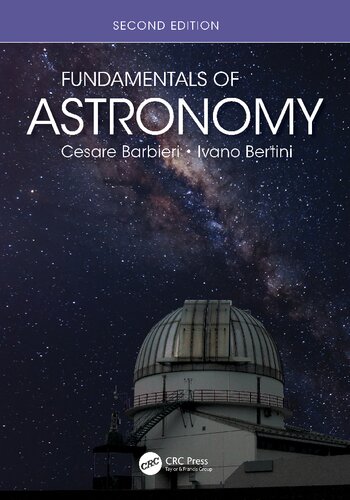 Fundamentals Of Astronomy 2nd Edition Cesare Barbieri Ivano Bertini