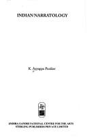Indian Narratology K Ayyappa Paniker