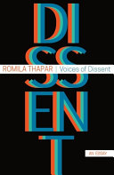 Voices Of Dissent An Essay Romila Thapar