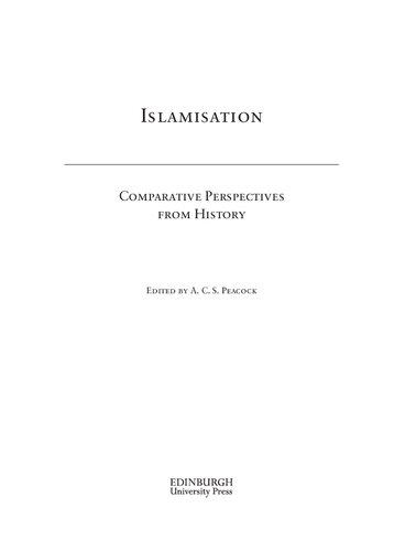 Islamisation Comparative Perspectives From History Acs Peacock