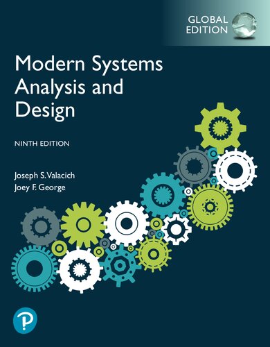 Modern Systems Analysis And Design Global Edition 9th Edition 9th Edition Joe George Valacich Joey