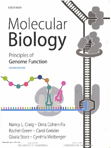Molecular Biology Principles Of Genome Function 2nd Edition Nancy Craig