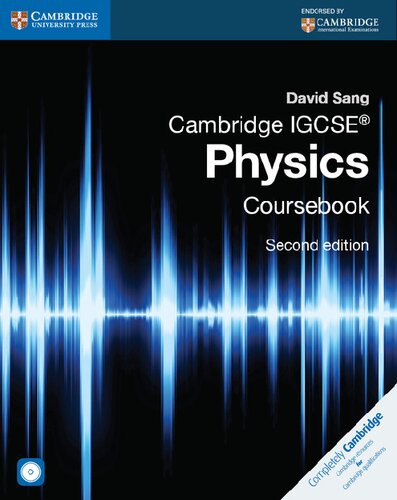 Cambridge Igcse Physics Coursebook With Cdrom 3rd Edition David Sang