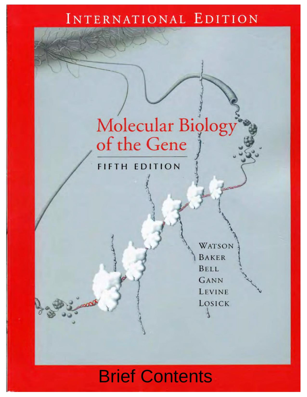 Molecular Biology Of The Gene 5th Watson Baker Bell Gann Levine And Losick
