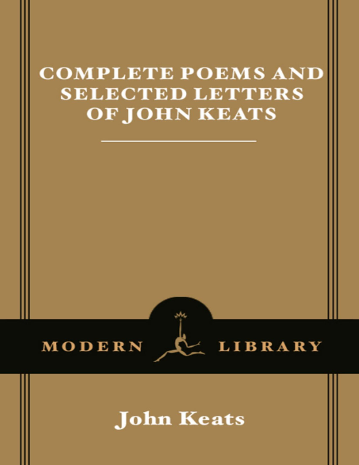 Complete Poems And Selected Letters Of John Keats John Keats