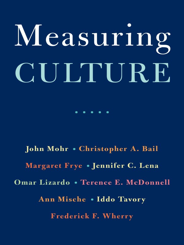 Measuring Culture John W Mohr