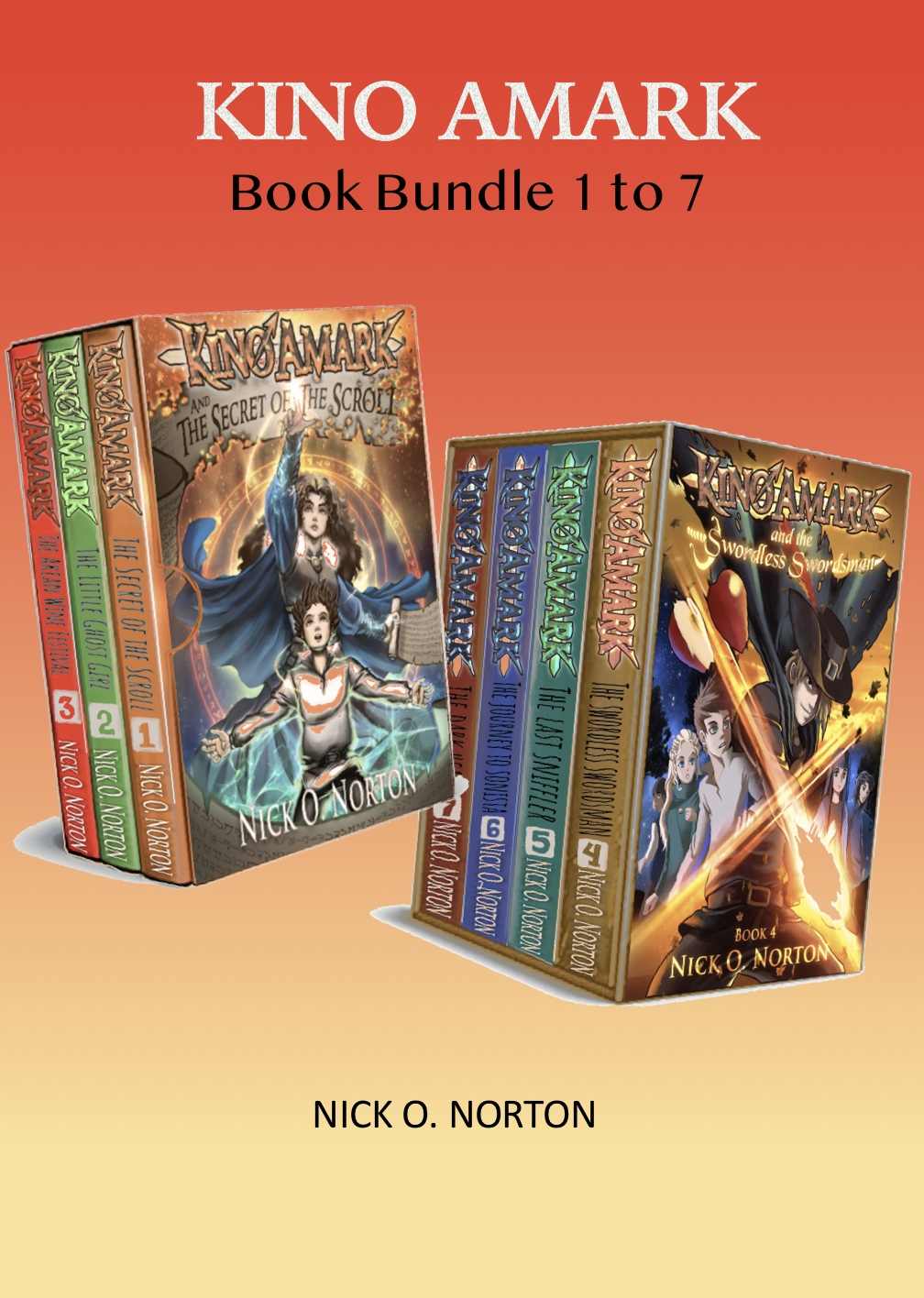 Kino Amark Book Bundle 1 To 7 Nick O Norton Norton Nick O