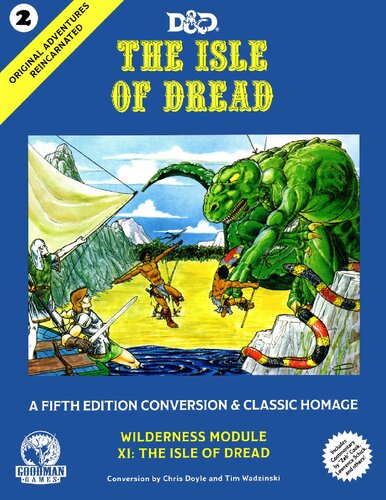 Original Adventures Reincarnated 2 The Isle Of Dread Gmg50002 Zeb Cook