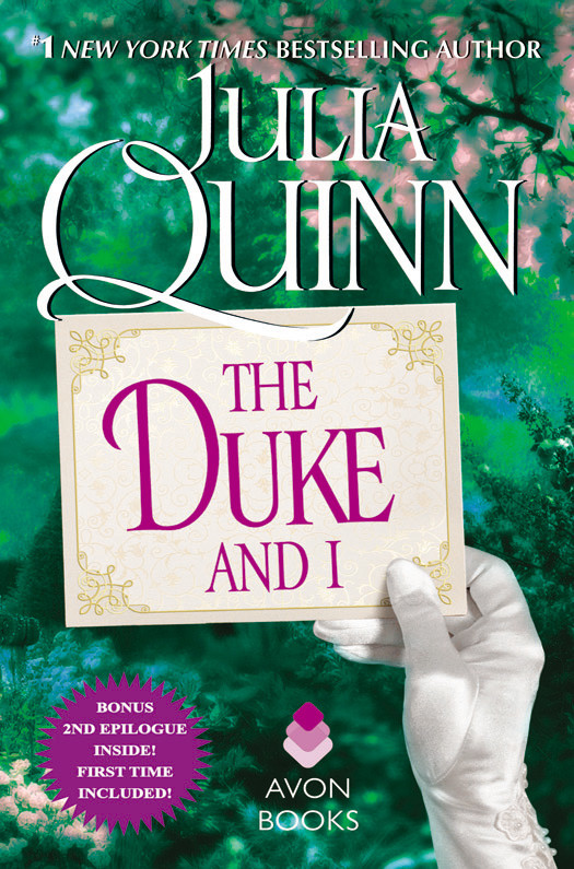 The Duke And I Vol 1 Of Bridgertons Julia Quinn