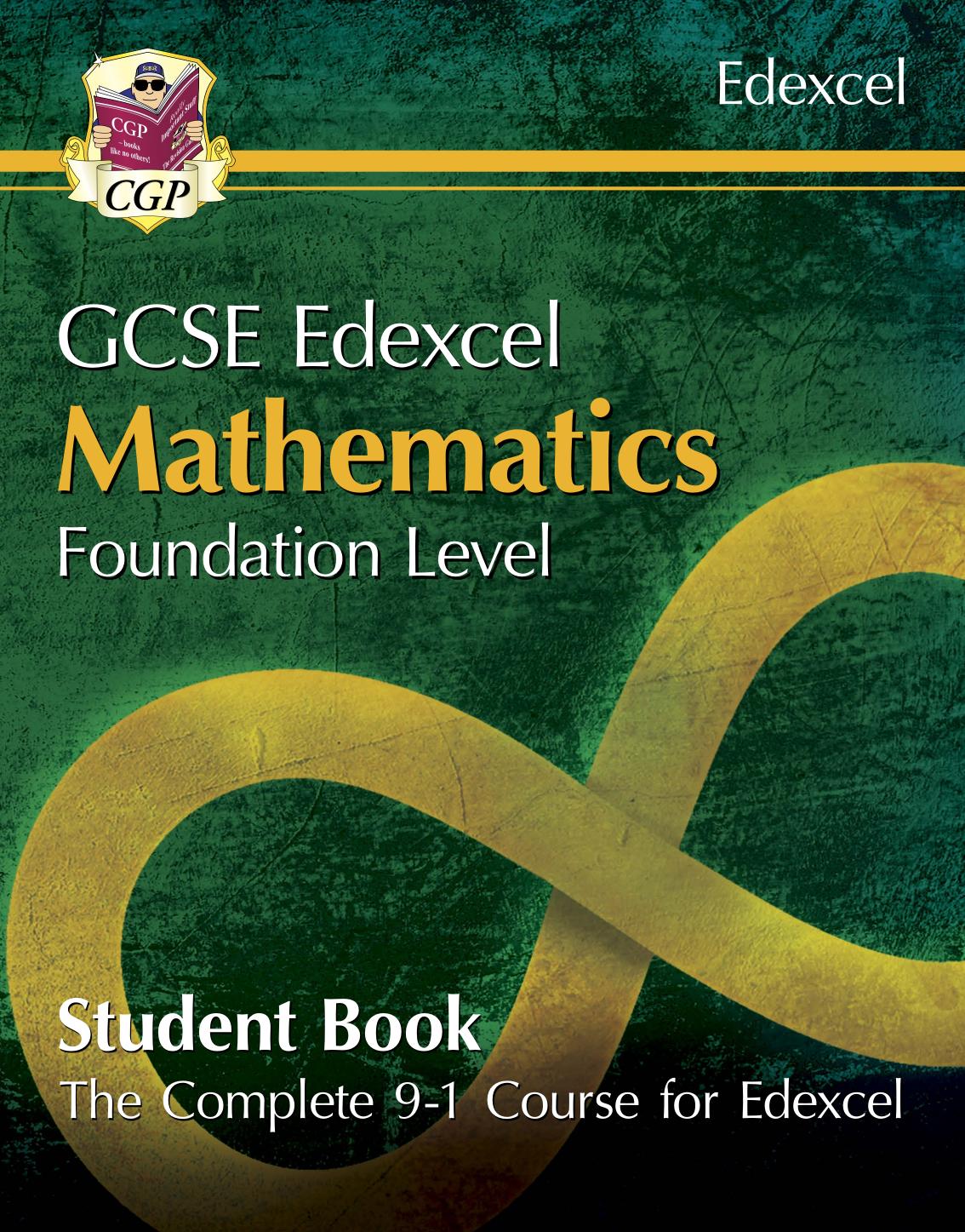 New Grade 91 Gcse Maths Edexcel Student Book Foundation David Ryan