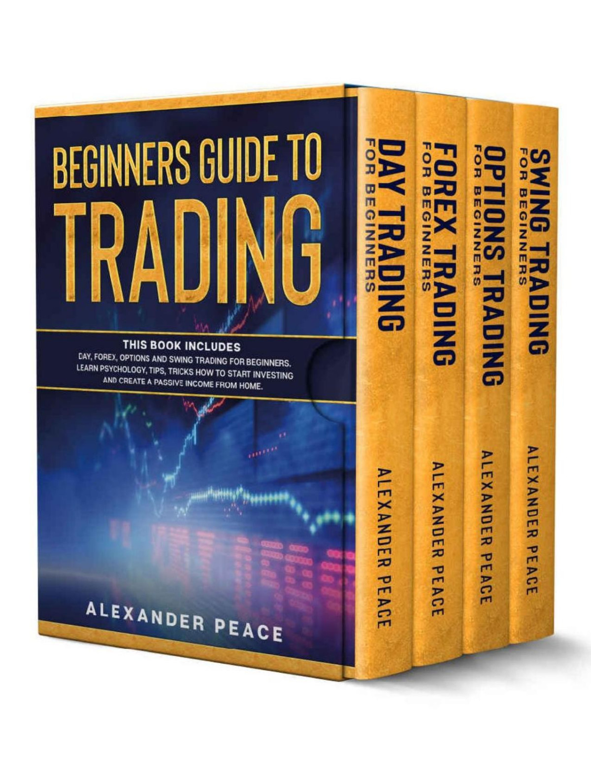 Beginners Guide To Trading This Book Includes Day Forex Options And Swing Trading For Beginners Learn Psychology Tips Tricks How To Start Investing And Create A Passive Income From Home Alexander Peace Peace