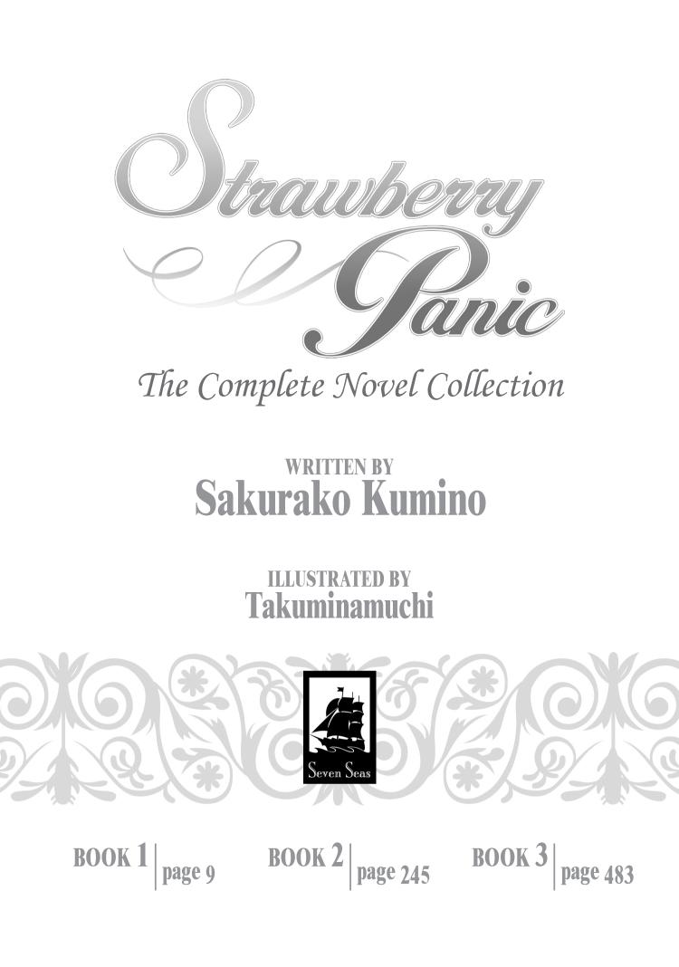 Strawberry Panic The Complete Novel Collection Sakurako Kimino Namuchi Takumi