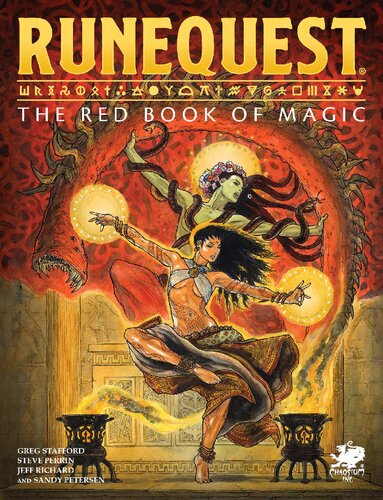 Runequest The Red Book Of Magic Jeff Richard Greg Stafford Steve Perrin