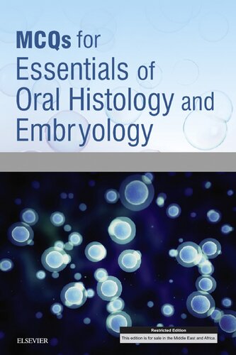 Mcqs For Essentials Of Oral Histology And Embryology 1st Edition Elsevier Ltd