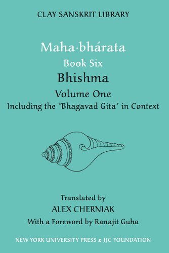 Mahabharata Book Six Volume 1 Bhishma Vyasa Alex Cherniak